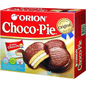 Пирожное Orion Choco Pie 360 г (12 штук в упаковке) купить в интернет-магазине товаров для офиса и дома ТопГрад с доставкой