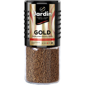 Кофе растворимый Jardin Gold 190 г (стеклянная банка) купить в интернет-магазине товаров для офиса и дома ТопГрад с доставкой