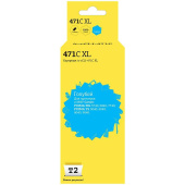Картридж струйный T2 CLI-471C XL IC-CCLI-471C_XL для Canon голубой совместимый