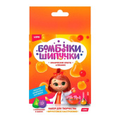 Набор химических опытов Lori Бомбочка-шипучка Фруктовое настроение Оп-064