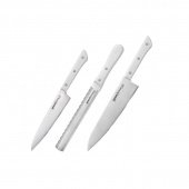 Набор кухонных ножей Samura Harakiri 3 предмета (SHR-0230W/K)