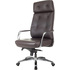 Кресло для руководителя Бюрократ Dao коричневое (натуральная кожа,  металл)