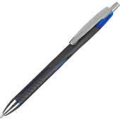 Ручка шариковая автоматическая Attache Glide Aerogrip синяя (толщина линии 0.5 мм)