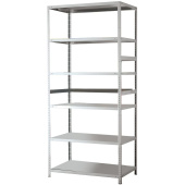 Стеллаж металлический MS 200/100х40/6 (6 полок, 1000х400х2000 мм)