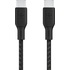 Кабель Belkin BoostCharge USB Type-C - USB Type-C 100 Вт 2 метра  (CAB014BT2MBK) купить в интернет-магазине товаров для офиса и дома ТопГрад с доставкой