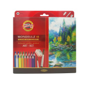 Карандаши акварельные Koh-I-Noor Mondeluz Nature шестигранные 48 цветов