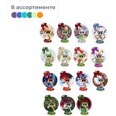 Елочная игрушка Magic Time Змея на удачу картон разноцветное (высота 10.2 см)