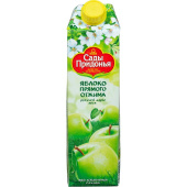Сок Сады Придонья яблочный 1 л купить в интернет-магазине товаров для офиса и дома ТопГрад с доставкой