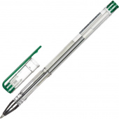 Ручка гелевая Attache Omega зеленая (толщина линии 0.5 мм)