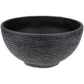 Кашпо Polistone bowl графит (40.5х20 см)