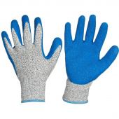 Перчатки рабочие с защитой от порезов Хорнет cпандекс/ПВП/нейлон/файбергласс с латексным покрытием (13 класс, размер 10, XL, пер322010)