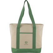 Термосумка Арктика 17.5 л 36.5х15x43 см зелёная/бежевая