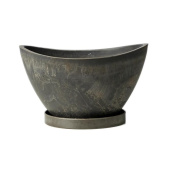 Горшок для цветов GreenShip Лодочка 2.8 л серый (25х18х15 см)