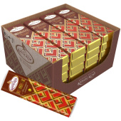 Шоколадный батончик Фабрика им. Крупской с шоколадной начинкой 47 г (20 штук в упаковке) купить в интернет-магазине товаров для офиса и дома ТопГрад с доставкой