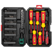 Набор отвёрток Rexant с битами и торцевыми головками (76 штук,  12-4771-3)