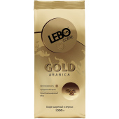 Кофе в зернах Lebo Gold 100% арабика 1 кг купить в интернет-магазине товаров для офиса и дома ТопГрад с доставкой