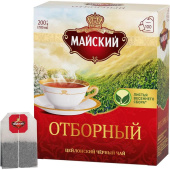 Чай черный Майский Цейлон Отборный 100 пакетиков