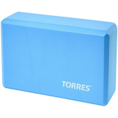 Блок для йоги Torres YL8005 8x15x23 см голубой