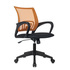 Кресло офисное Комус Мебель EChair-396 оранжевое/чёрное (ткань/сетка, пластик) купить в интернет-магазине товаров для офиса и дома ТопГрад с доставкой