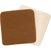 Набор заплаток для одежды термоклеевых Арт Узор Бежевый спектр (4 штуки)