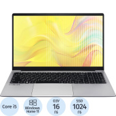 Ноутбук OSIO FocusLine F150i-024 15.6" Gray Intel Core i5 1235U/16  ГБ/SSD 1024 ГБ/Intel Iris Xe Graphics (F150I-024)