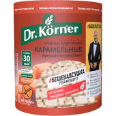 Хлебцы Dr.Korner Карамельные кукурузно-рисовые 90 г купить в интернет-магазине товаров для офиса и дома ТопГрад с доставкой