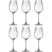 Набор бокалов для красного вина Crystal Bohemia Columba Optic 500 мл (6  штук в упаковке)