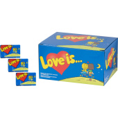 Жевательная резинка Love is банан и клубника (100 штук по 4.2 г)