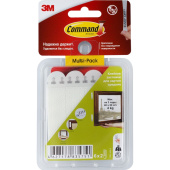 Застежки самоклеящиеся Command для картин средние 6 пар (17201-3PK-2)