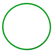 Обруч пластиковый 80 см зеленый купить в интернет-магазине товаров для офиса и дома ТопГрад с доставкой