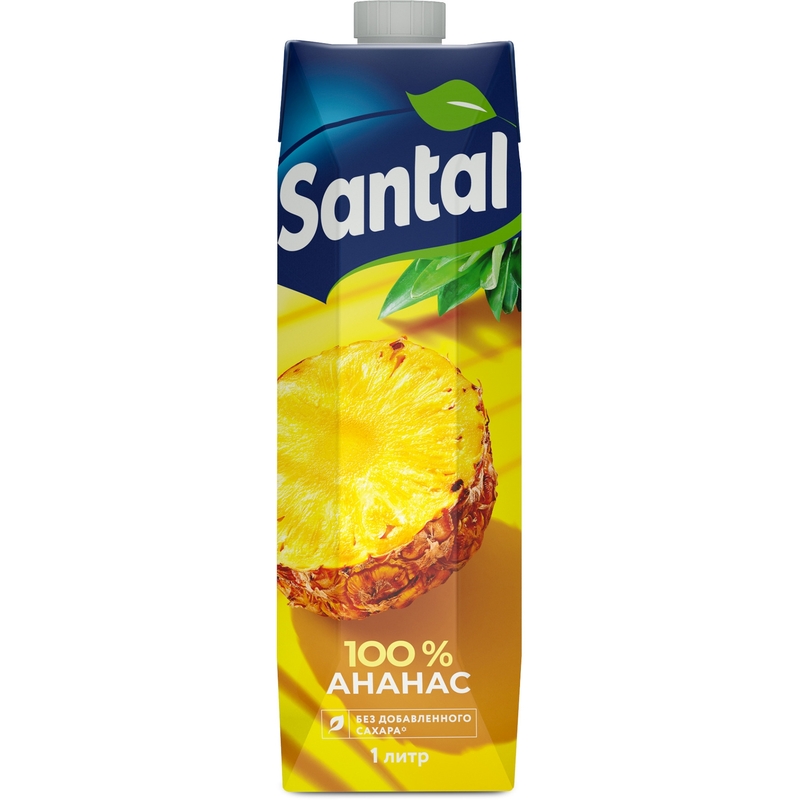 Сок детский Santal ананасовый 1 л