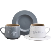 Набор чайный Lefard Coffeemania на 2 персоны фарфор (4 предмета)