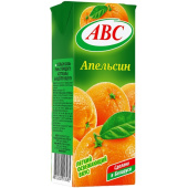 Нектар АВС апельсиновый 0.2 л купить в интернет-магазине товаров для офиса и дома ТопГрад с доставкой
