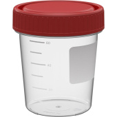 Контейнер для сбора биоматериалов Перинт нестерильный 60 мл (500 штук в упаковке) купить в интернет-магазине товаров для офиса и дома ТопГрад с доставкой