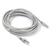 Патч-корд витая пара ExeGate UTP-RJ45-RJ45-5e-20M-GY 5e 20 м