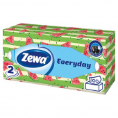 Салфетки косметические Zewa Everyday 2-слойные (100 штук в упаковке)