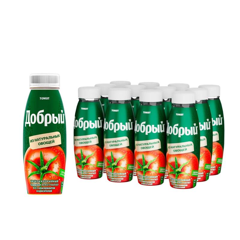 Нектар Добрый томатный 0.3 л (12 штук в упаковке)