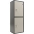 Шкаф металлический (архивный) для документов Aiko SL-125/2T (серый,  460x340x1252 мм)