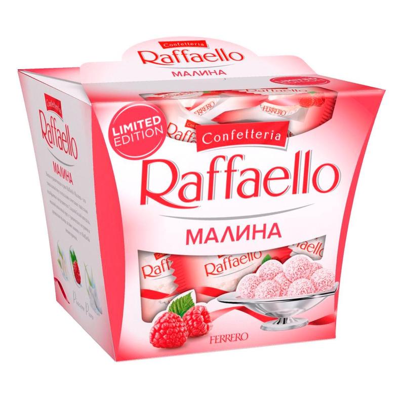 Конфеты раффаэлло. Конфеты Raffaello малина 150гр. Raffaello 150 гр.. !Конфеты Раффаэлло т15 150 гр. Рафаэлло т-15, 150 гр.