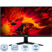 Монитор 23.8'' Acer KG241YSbiip чёрный (UM.QX1EE.S02)