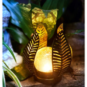 Светильник садовый на солнечной батарее Rexnat Шанти теплый белый свет  23.4 см