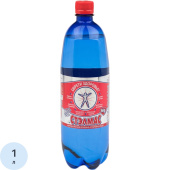 Вода минеральная Стэлмас лечебно-столовая газированная 1 л купить в интернет-магазине товаров для офиса и дома ТопГрад с доставкой
