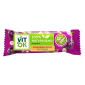 Батончик VITok с черносливом и орехами без сахара 30 г (36 штук в упаковке) купить в интернет-магазине товаров для офиса и дома ТопГрад с доставкой