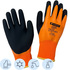 Перчатки рабочие утеплённые TOPFORT Комфорт акриловые с латексным  покрытием оранжевые/чёрные (7 класс вязки, размер 10) купить в интернет-магазине товаров для офиса и дома ТопГрад с доставкой
