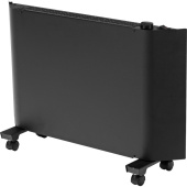 Конвектор Denzel XCE-1500B чёрный (1500 Вт, с терморегулятором, 98128)