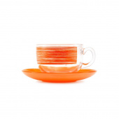 Сервиз чайный Luminarc Брашмания Оранж (P8984) на 6 персон стекло (12 предметов )