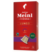 Кофе в капсулах для кофемашин Julius Meinl Lungo Forte (10 штук в упаковке) купить в интернет-магазине товаров для офиса и дома ТопГрад с доставкой