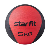 Медбол Starfit GB-702 5 кг красный (высокая плотность) купить в интернет-магазине товаров для офиса и дома ТопГрад с доставкой