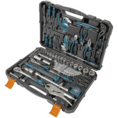 Набор инструмента автомобильный Bort BTK-150 1/2''1/4" в чемодане 150 предметов для дома (93418484)