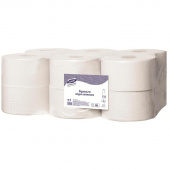 Бумага туалетная в рулонах Luscan Professional 1-слойная 12 рулонов по 200 метров (арт.601111)